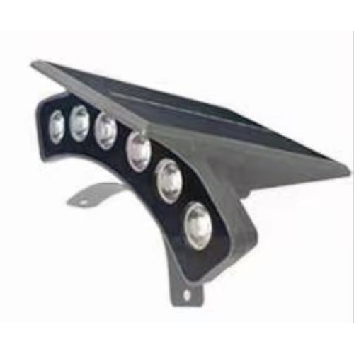 Solar Corrugated Light - 3000K Warmwhite LED Outdoor Wall Light with 5.5V 1.5W Solar Panel, 1500-2000mAh Battery, and External Battery Box (IP65 Waterproof)