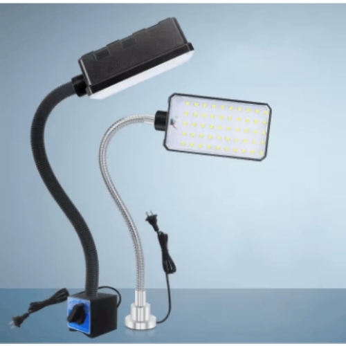 Magnetic Base Flexible LED Work Light - 20W 110-220V Task Lamp with 40CM Gooseneck for Home, Office, Workshop